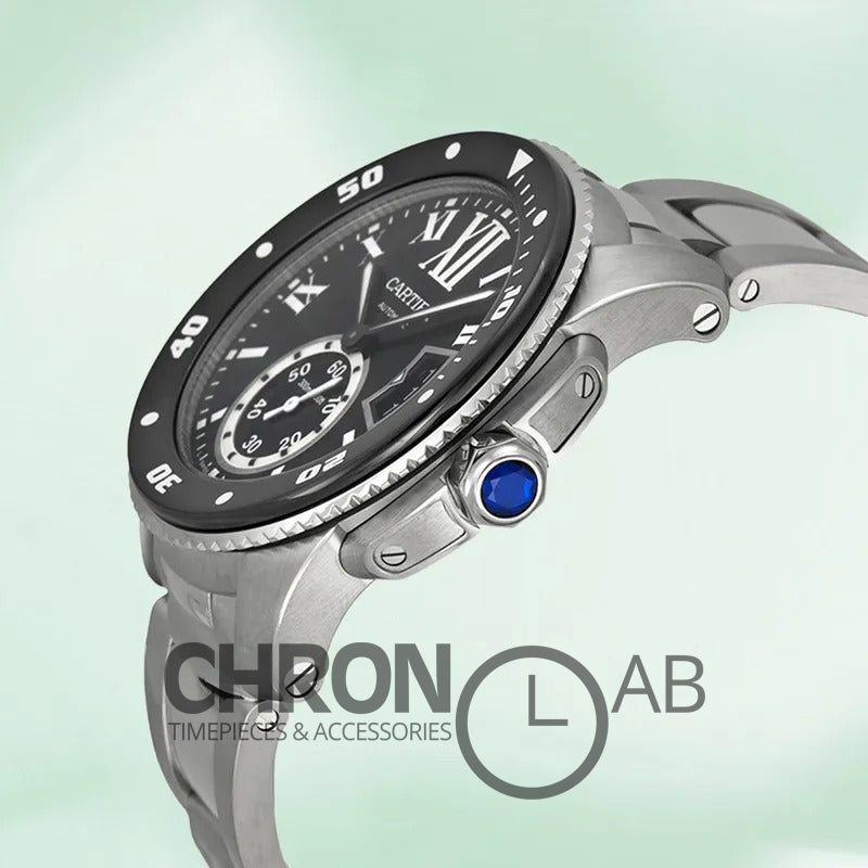 Calibre W7100057 42mm Men’s Silver-tone