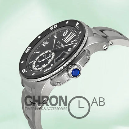 Calibre W7100057 42mm Men’s Silver-tone