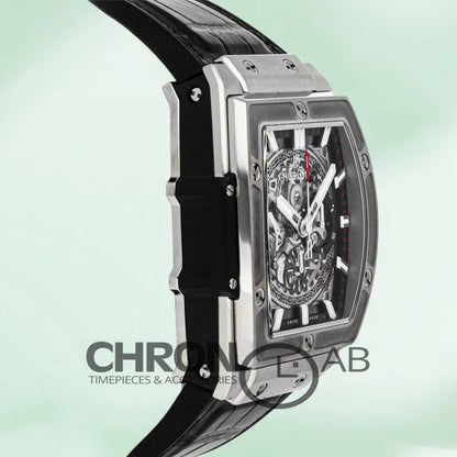 Spirit Of Big Bang 601.NX.0173.LR 44mm Men Skeleton Dial Silver