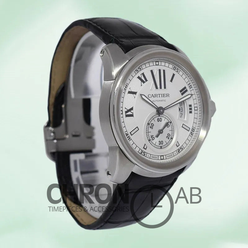 Calibre W7100013 Men’s 42mm Automatic White Dial