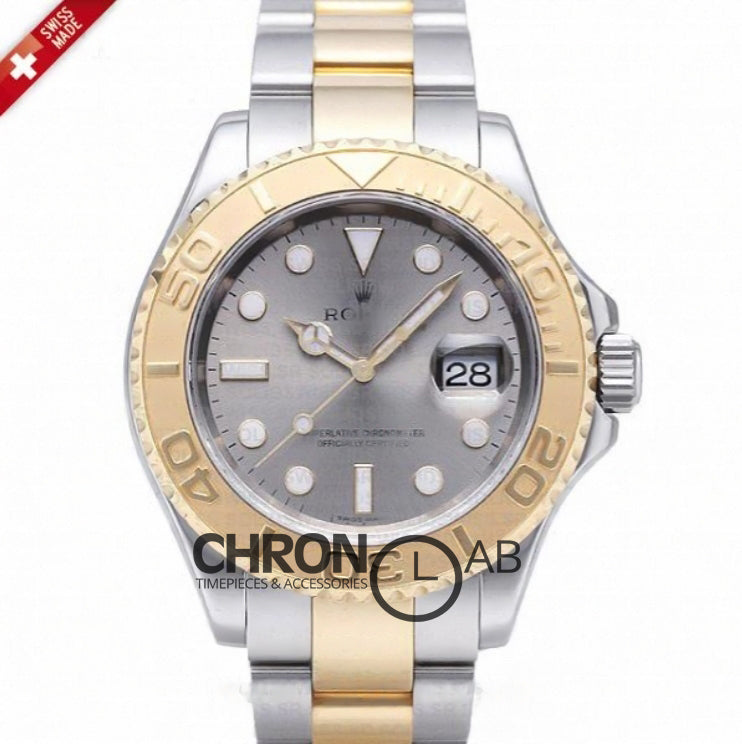 Yacht Master 116622 Yellow Gold Gray Dial in Two Tone