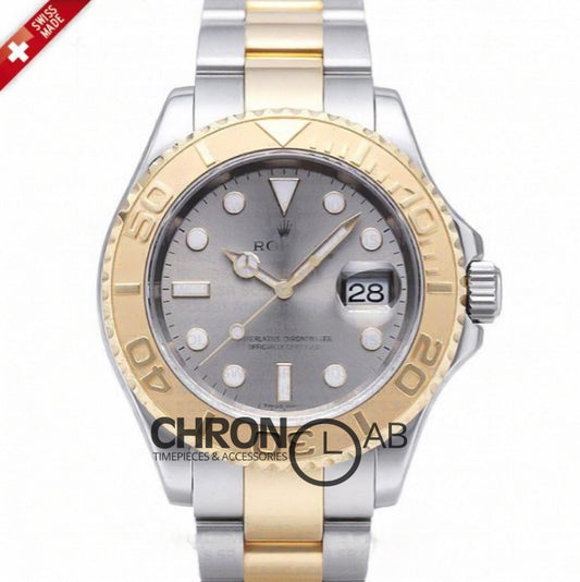 Yacht Master 116622 Yellow Gold Gray Dial in Two Tone