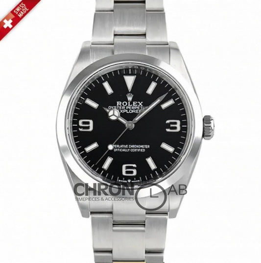Explorer I 36mm 1242703 Black Dial in Steel