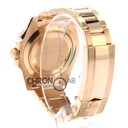 Submariner 116618LB Black Ceramic in Gold