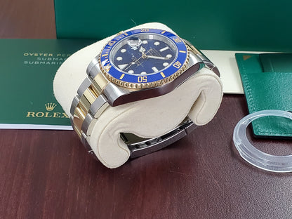 Submariner 2-Tone Blue Dial Ceramic Bezel 40mm