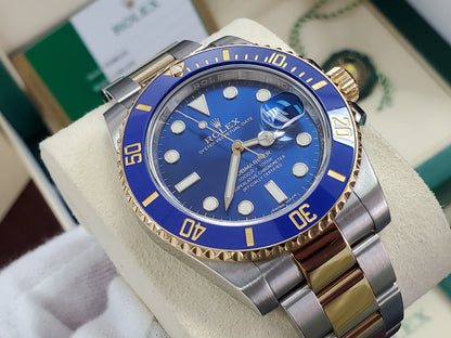 Submariner 2-Tone Blue Dial Ceramic Bezel 40mm