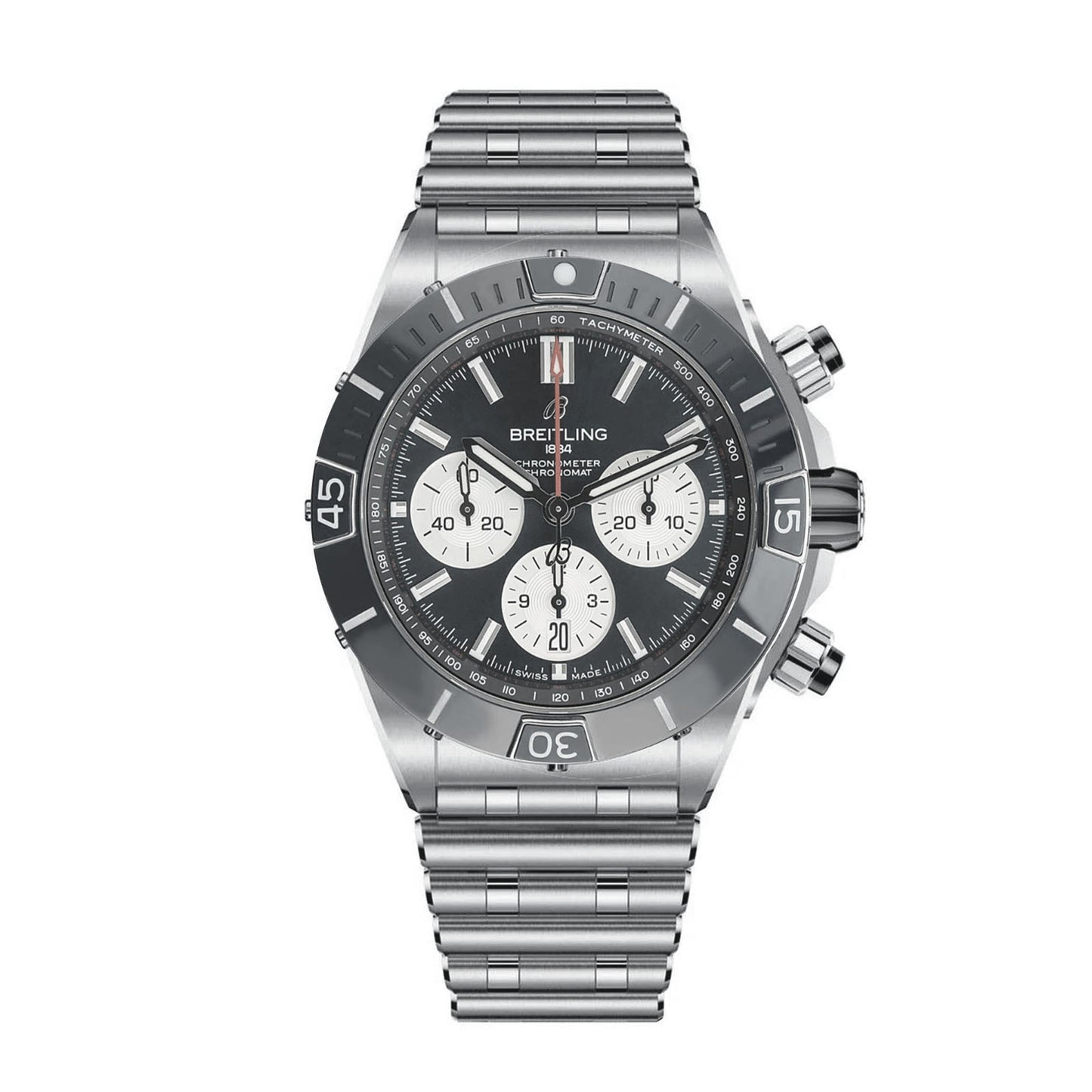 Chronomat B01 42mm Black Dial Automatic Chronograph Gents Watch AB0134101C1A1