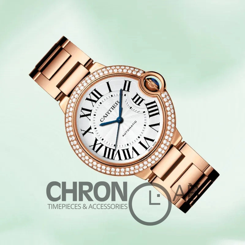 Ballon Bleu WJBB0067 Ladies 36mm Bracelet Rose Gold-tone