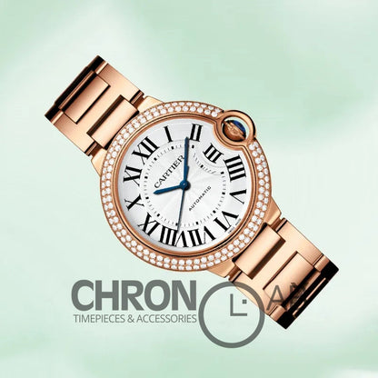 Ballon Bleu WJBB0067 Ladies 36mm Bracelet Rose Gold-tone