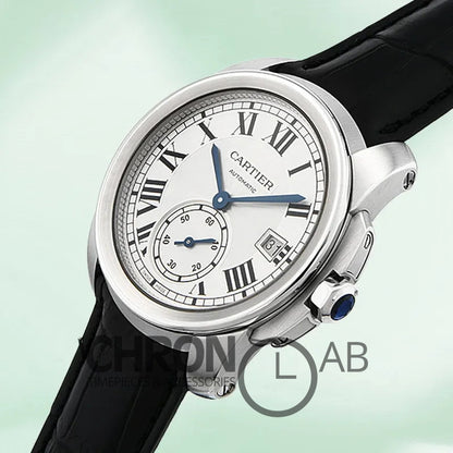 Calibre Men’s 42mm WSCA0003 Silver Dial