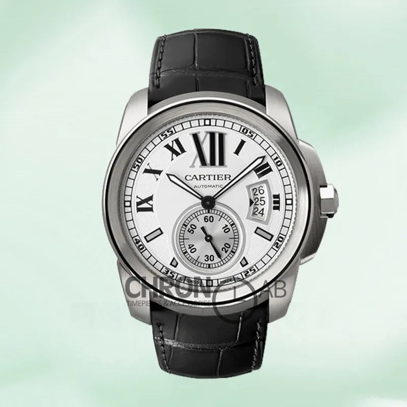 Calibre W7100013 Men’s 42mm Automatic White Dial