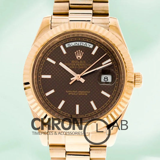 Day-date 40mm Men’s 228235-0006 Rose Gold Oyster Bracelet Clone