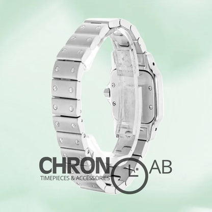 Santos Ladies 28mm W20056D6 Quartz Silver