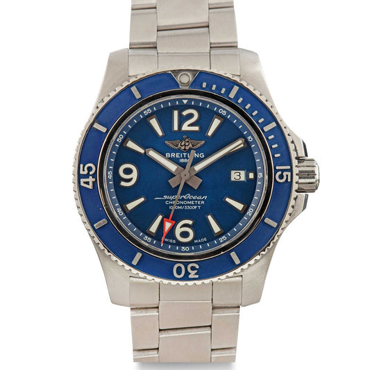 Superocean 44mm Stainless Steel Blue Dial