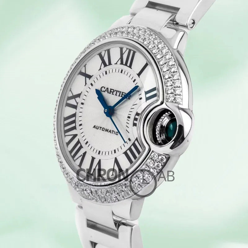 Bleu Ladies WE902065  Automatic Silver White Dial