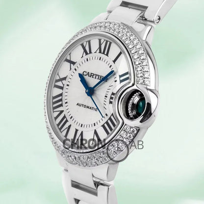 Bleu Ladies WE902065  Automatic Silver White Dial