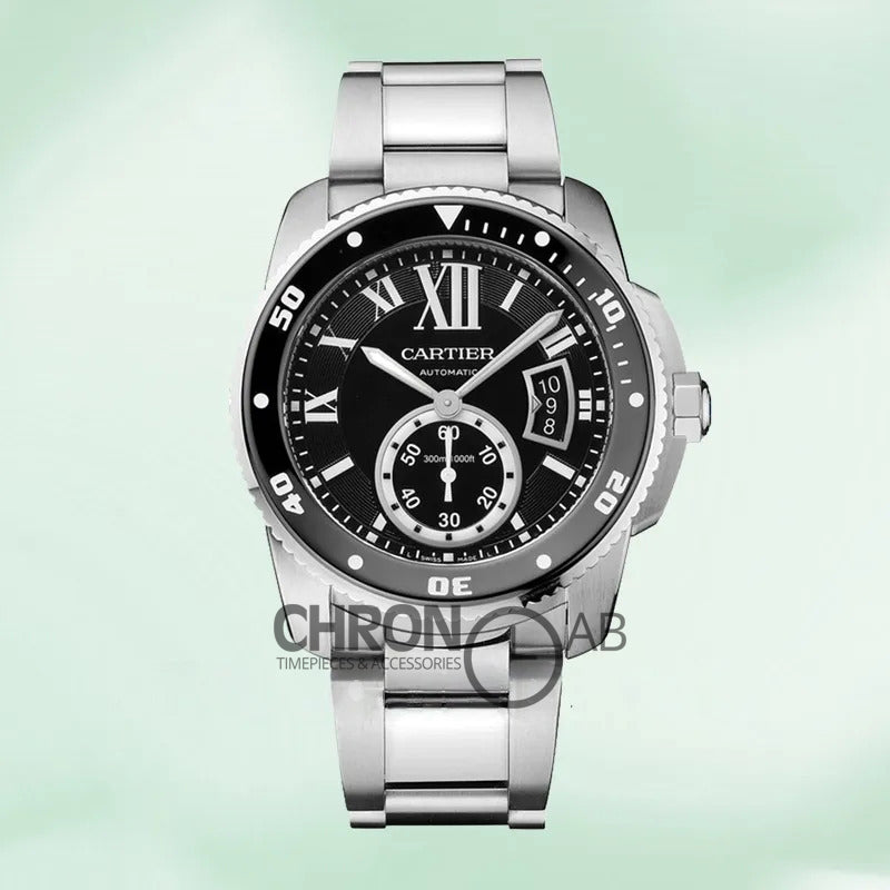 Calibre W7100057 42mm Men’s Silver-tone