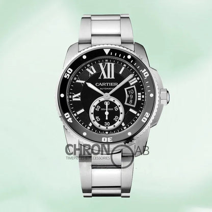 Calibre W7100057 42mm Men’s Silver-tone