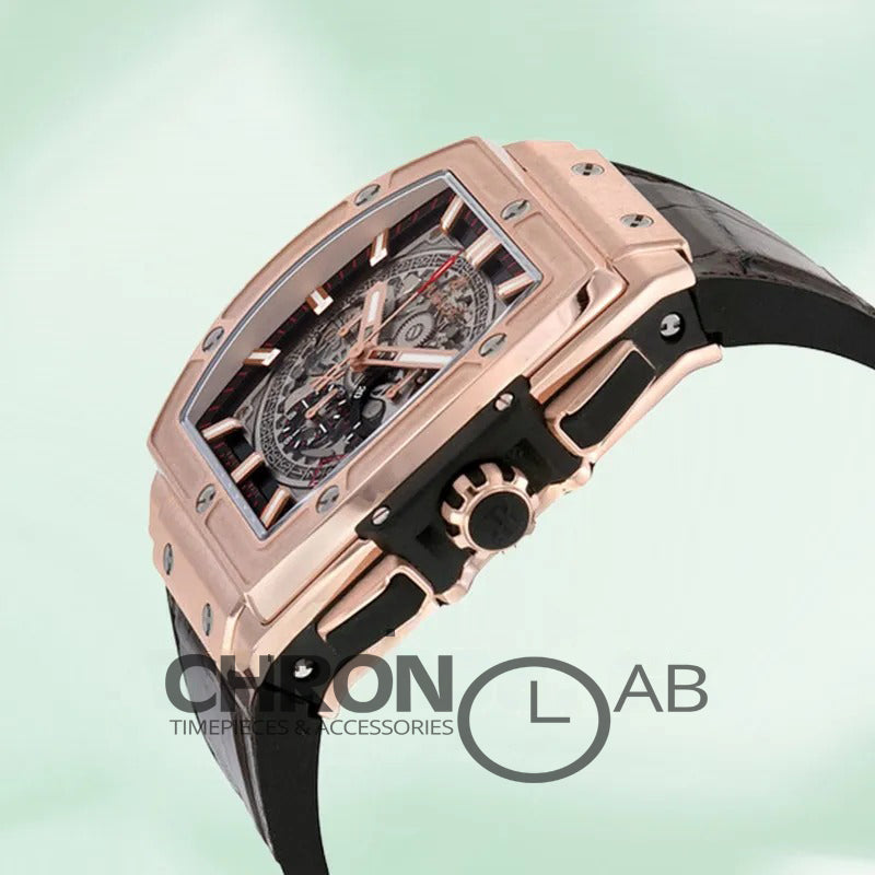 Spirit Of Big Bang Men 601.OX.0183.LR 44mm Skeleton Dial