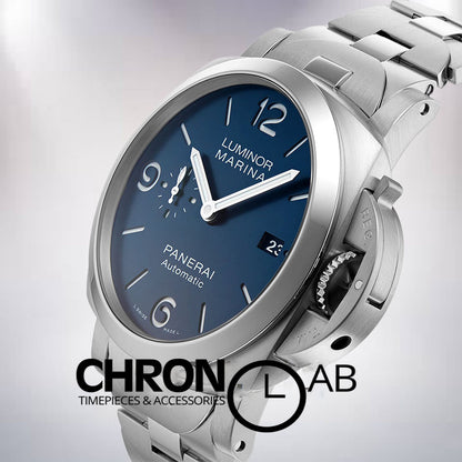 Marina Men's 44mm PAM01316 Bracelet Blue Dial