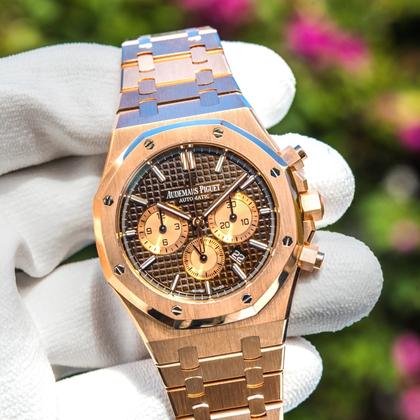 Audemars Piguet Royal Oak Chronograph 26331OR – 2019 Chocolate Dial