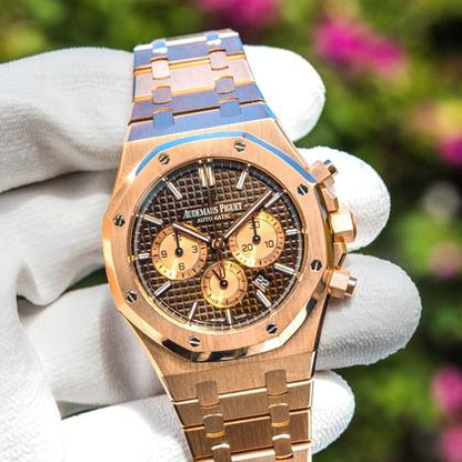 Audemars Piguet Royal Oak Chronograph 26331OR – 2019 Chocolate Dial