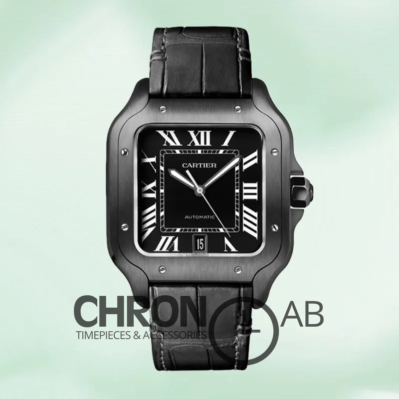 Santos WSSA0039 39mm Men’s Leather Strap Automatic