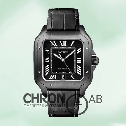 Santos WSSA0039 39mm Men’s Leather Strap Automatic