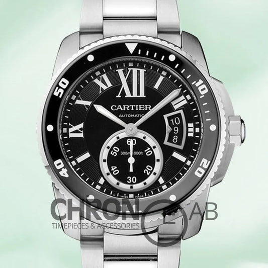 Calibre W7100057 42mm Men’s Silver-tone