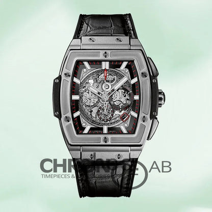 Spirit Of Big Bang 601.NX.0173.LR 44mm Men Skeleton Dial Silver