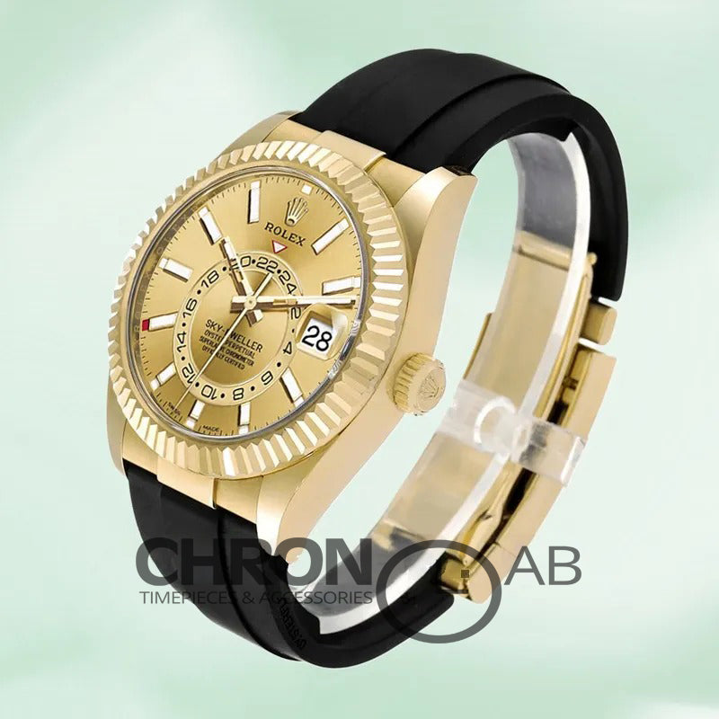 Sky-Dweller M326238-0006 42mm Men’s Rubber Band Clone