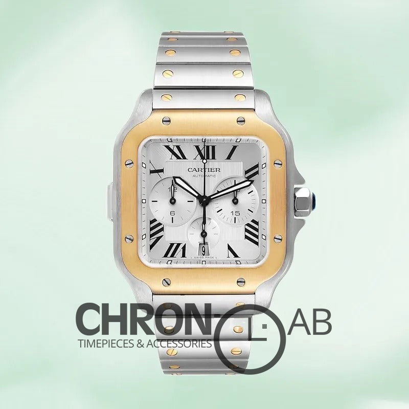 Santos Men’s 40mm W2SA0008 Bracelet Chronograph