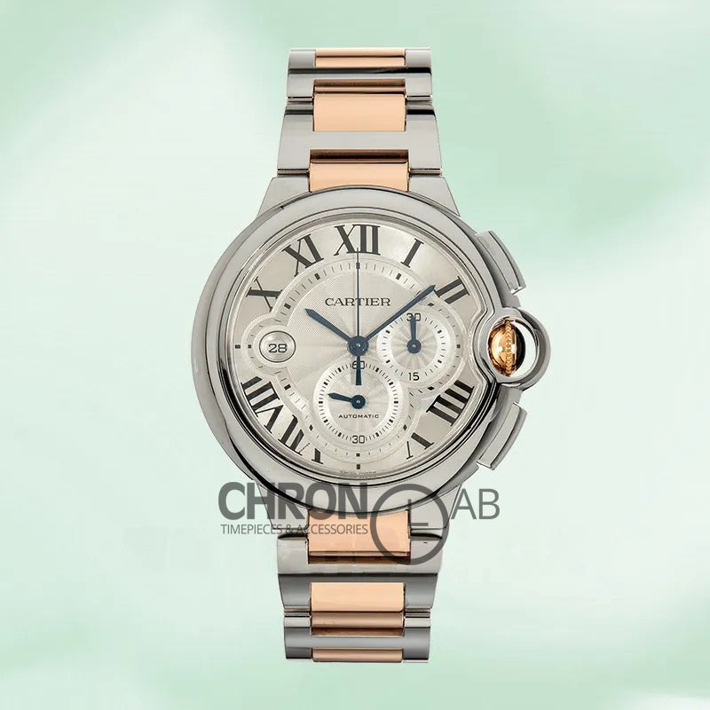 Ballon Bleu Men’s W6920075 47mm Bracelet Silver Dial