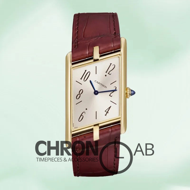 Tank Asymetrique 26mm WGTA0044 Men’s Gold White Dial
