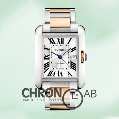 Tank Anglaise Men’s W5310006 36mm Silver-tone Quartz