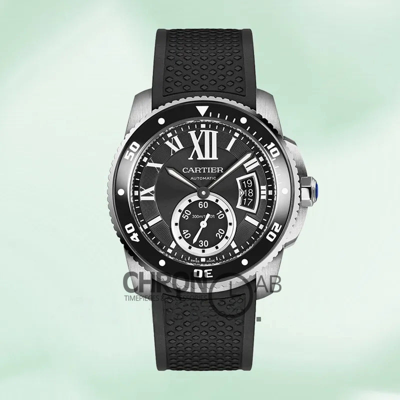 Calibre W7100056 42mm Men’s Silver
