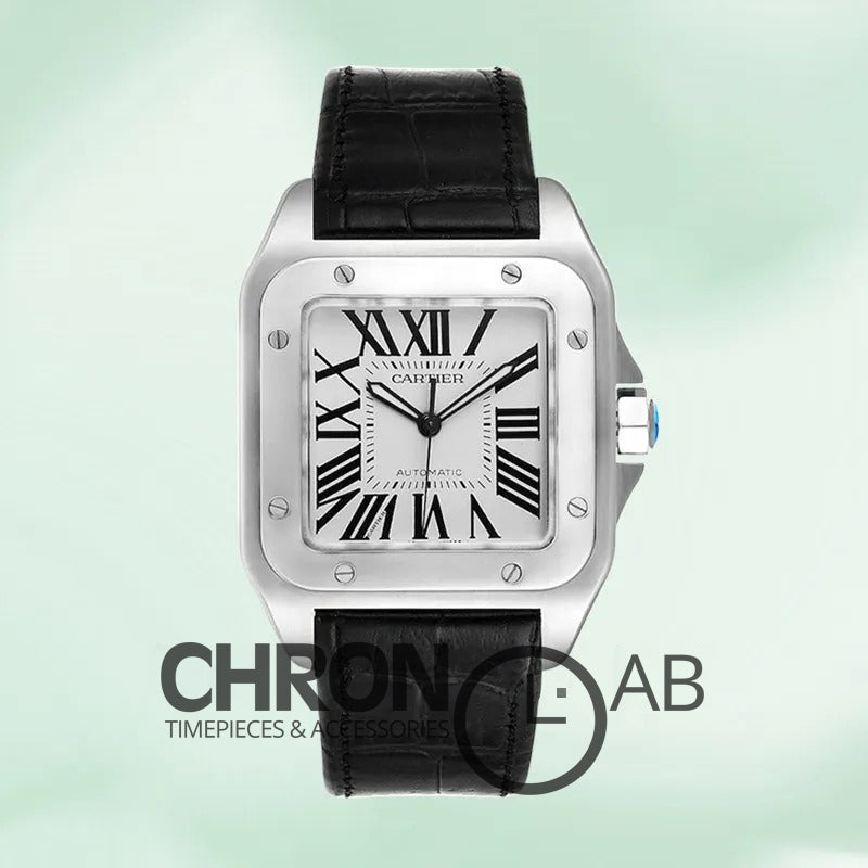 Santos W20073X8 38mm Men’s Silver