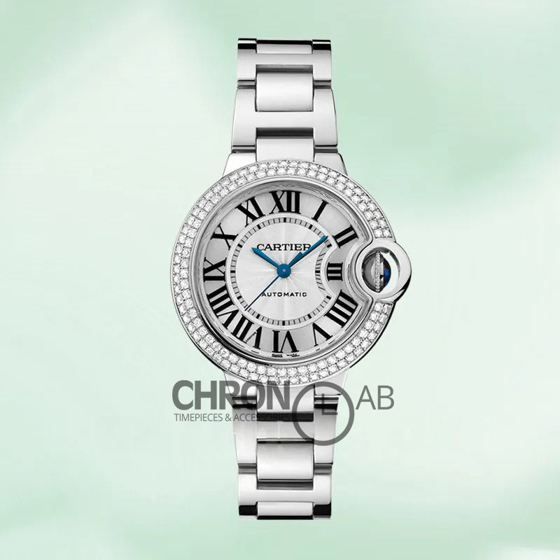 Bleu Ladies WE902065  Automatic Silver White Dial