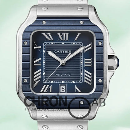 Santos 39mm Men’s W20091X7 Silver