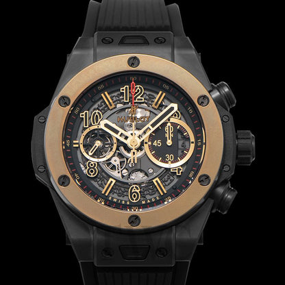 Big Bang Unico Magic Gold Skeleton Dial Black Ceramic