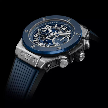 Hublot Big Bang Unico Titanium Blue Ceramic 421.NL.5170.RX, 44mm