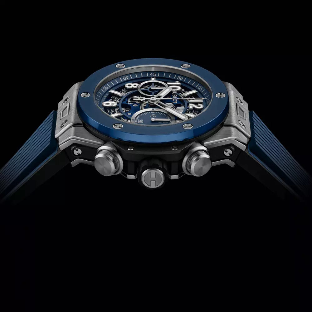Hublot Big Bang Unico Titanium Blue Ceramic 421.NL.5170.RX, 44mm