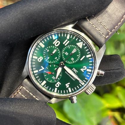 IWC Green Dial Chronograph IW378005 Replica