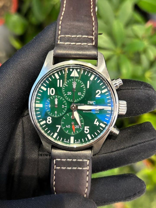 IWC Green Dial Chronograph IW378005 Replica