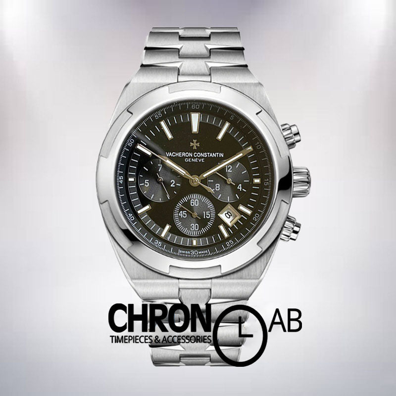 Overseas Men 5500V/110A-B075 42mm Black Dial