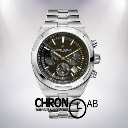 Overseas Men 5500V/110A-B075 42mm Black Dial