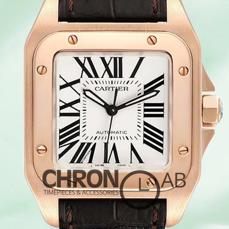 Santos 39mm Men’s W20108Y1 Rose Gold