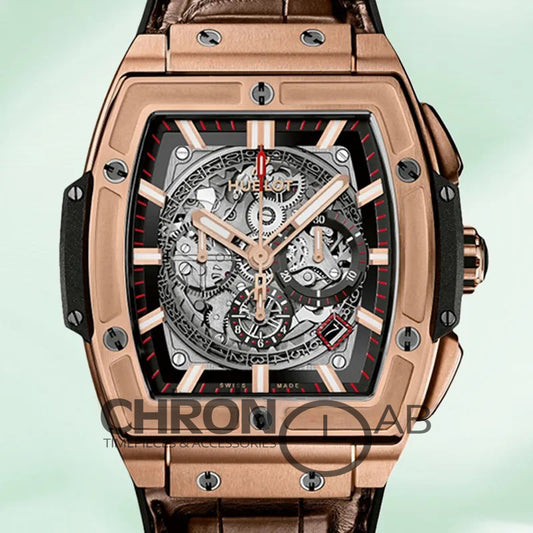 Spirit Of Big Bang Men 601.OX.0183.LR 44mm Skeleton Dial