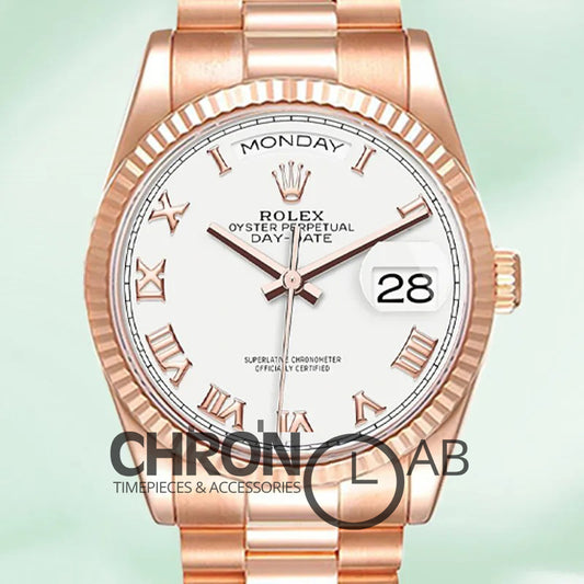 Day-Date 36mm M128235-0052 Rose Gold Clone