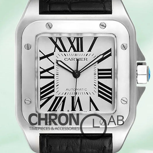 Santos W20073X8 38mm Men’s Silver
